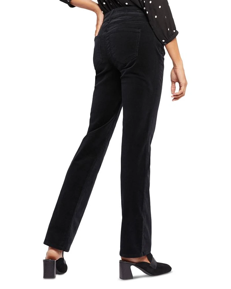 Marilyn High Rise Straight Leg Corduroy Pants