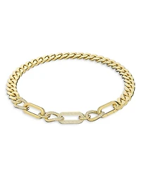Swarovski Dextera Mixed Link Necklace, 16.5