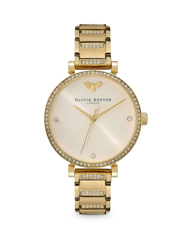 Belgrave Crystal Pavé Watch, 32mm