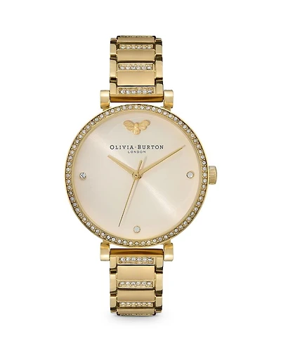 Belgrave Crystal Pavé Watch, 32mm