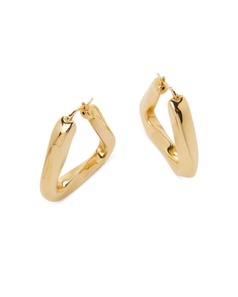 Triangle Hoop Earrings