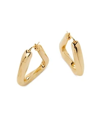 Triangle Hoop Earrings