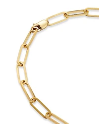 Diamond Triple Link Paperclip Bracelet in 14K White & Yellow Gold, 0.50 tcw