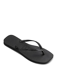 havaianas Women's Slim Square Toe Slip On Flip Flop Sandals