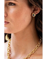 Cleopatra Oval Earrings