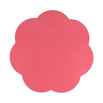 Scalloped Lacquer 16" Placemats, Set of 4