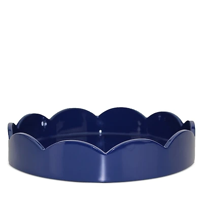 Addison Ross 8.5 Scallop Lacquer Tray