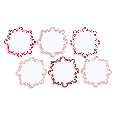 Matouk Wave 6 Round Cocktail Napkins