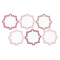 Matouk Wave 6 Round Cocktail Napkins