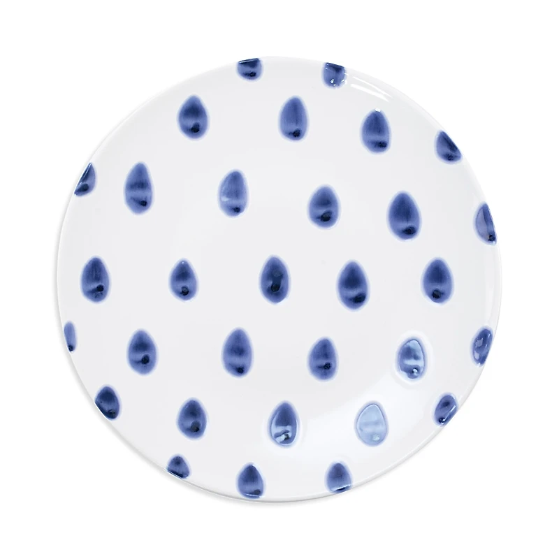 Vietri Santorini Dot Dinner Plate