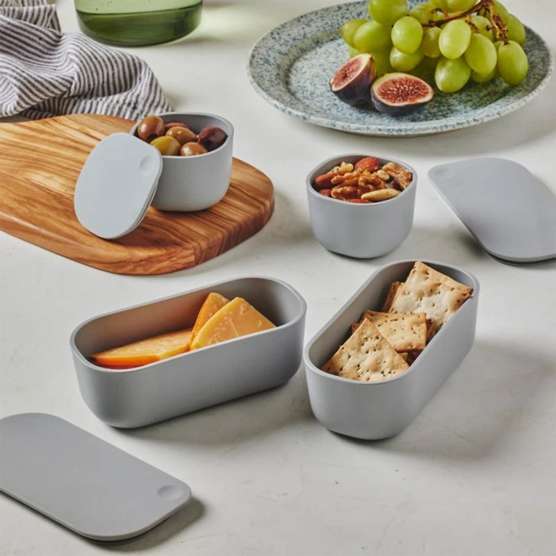14-Piece Ceramic Coated Glass Food Storage Set