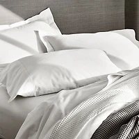 Boll & Branch Percale Hemmed Pillowcase Set, Standard