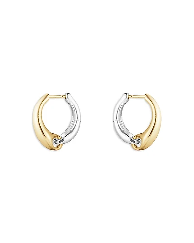 Georg Jensen Reflect Two-Tone Hoop Earrings
