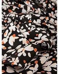 Morgen Belted Floral Print Shirt Dress