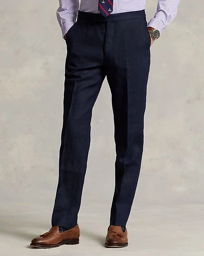 Tailored Fit Linen Trousers