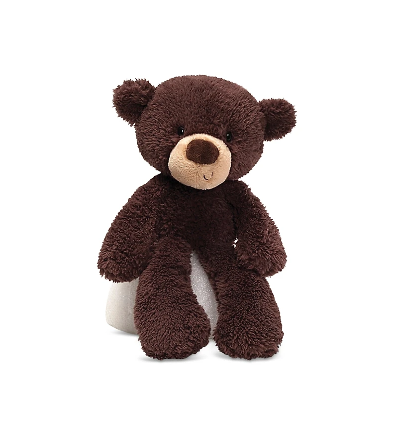 Gund Fuzzy Teddy Bear Stuffed Animal Plush, Chocolate Brown - Ages 1+