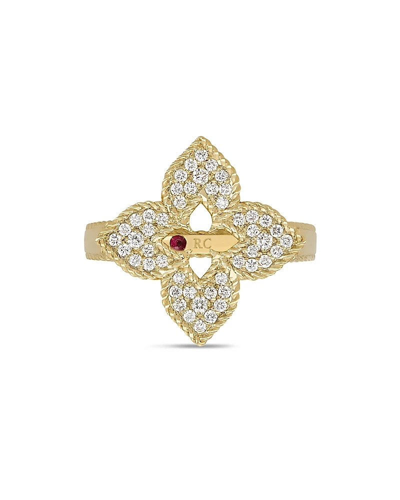 Roberto Coin 18K Yellow Gold Diamond Venetian Princess Ring