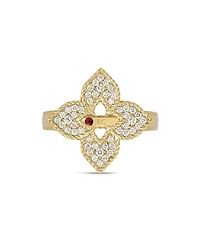 Roberto Coin 18K Yellow Gold Diamond Venetian Princess Ring