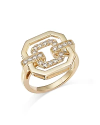 Bloomingdale's Fine Collection Diamond Geometric Ring