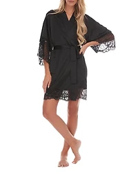 Gabby Satin Kimono Robe