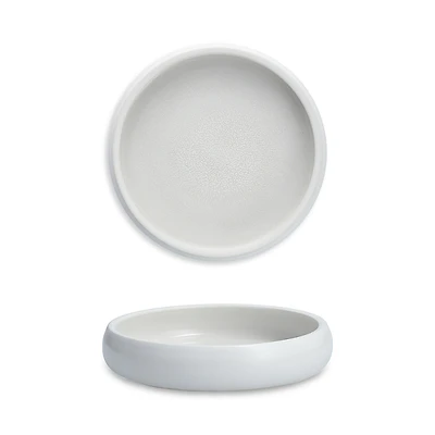 Fortessa Cloud Terre 6 Shallow Salad Bowl, White, Set of 4