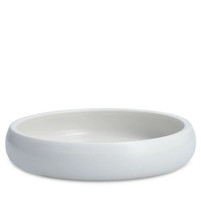 Cloud Terre® 6" Shallow Salad Bowl, White, Set of 4