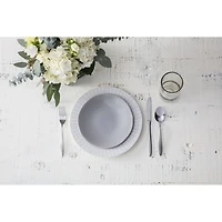 Amanda Embossed Dinner Plate, Set of 4
