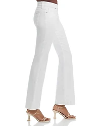 Slim Illusion Dojo High Rise Wide Leg Jeans Luxe White