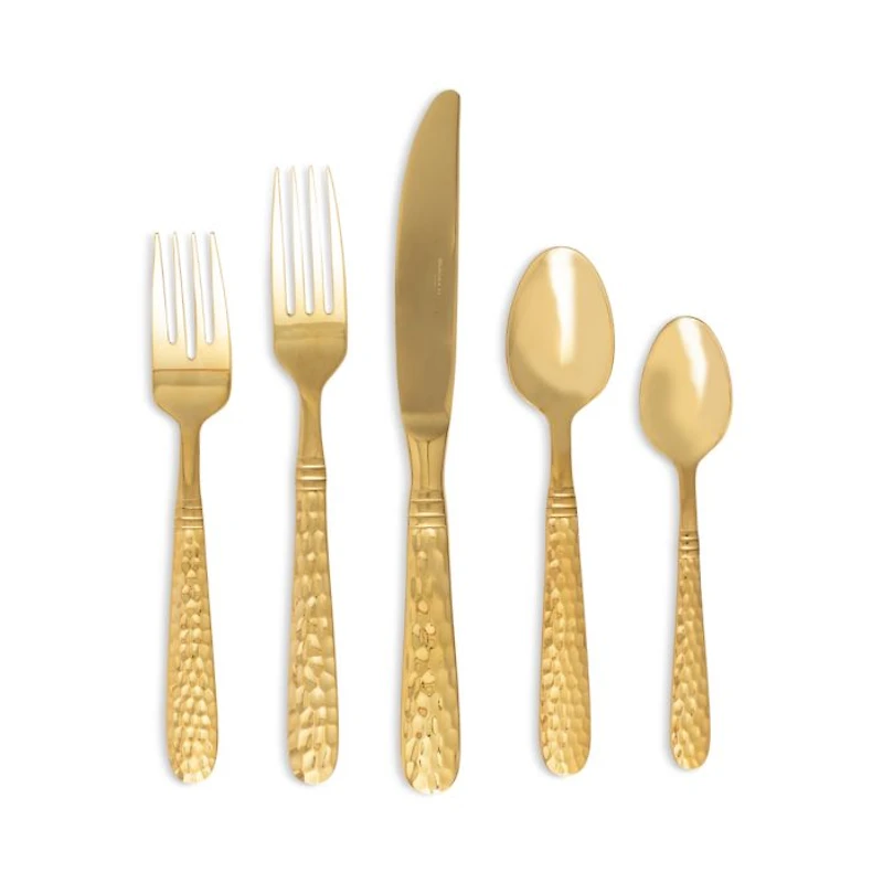 Martellato Gold 5-Piece Place Setting