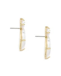 Pearlized Drop Earrings