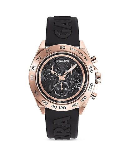 Ferragamo Urban Ion-Plated Stainless Steel Chronograph Watch, 43mm