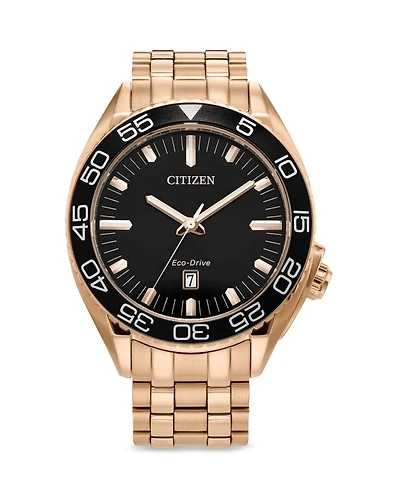 Eco Sport Luxury Stainless Steel Bracelet Watch, 42mm