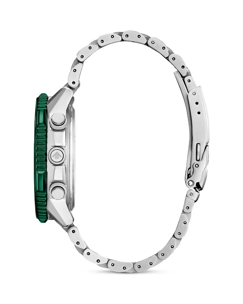 Eco Promaster Air Stainless Steel Bracelet Chronograph Watch, 46mm