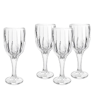 Godinger Pleat Goblets, Set of 4