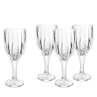 Godinger Pleat Goblets, Set of 4
