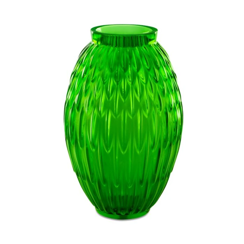 Plumes Vase in Amazon Green, Large