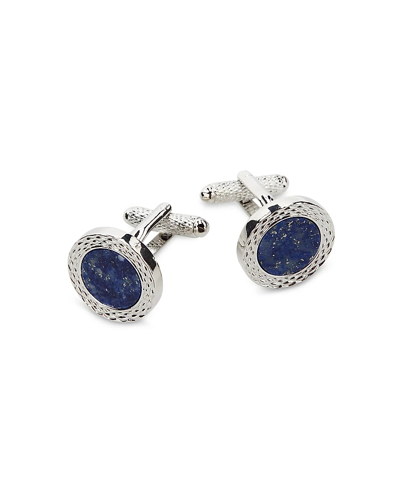The Men's Store at Bloomingdale's Blue Eyes Round Cufflinks - Exclusive