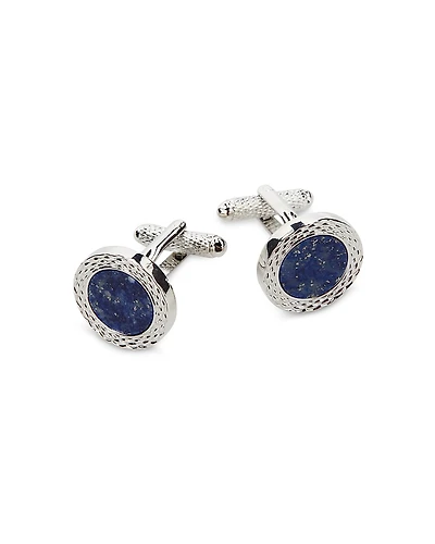 The Men's Store at Bloomingdale's Blue Eyes Round Cufflinks - Exclusive