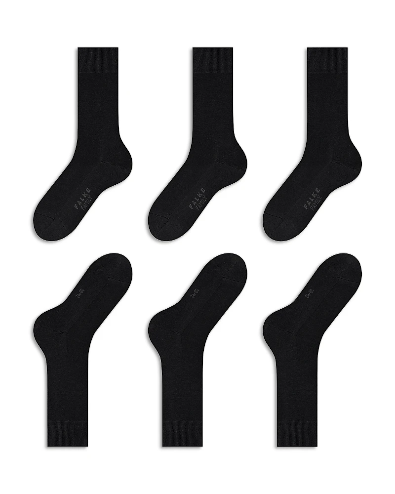 Falke Family Cotton Blend Socks, Pack of 3