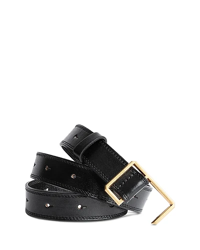 Zadig & Voltaire Women's La Cecelia Leather Belt