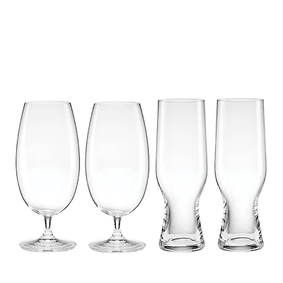 Lenox Tuscany Classics Assorted Beer Glasses, Set of 4