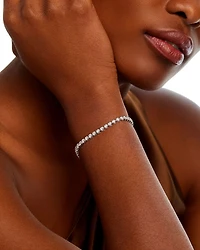 Certified Colorless Diamond Tennis Bracelet Collection 14K White Gold, 2.0-10.0 tcw
