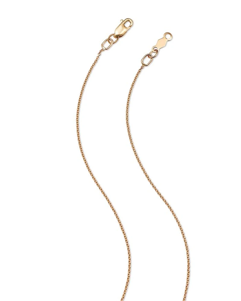 Diamond Flower Cluster Pendant Necklace in 14K Yellow Gold, 0.50 tcw