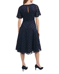 Ceira Flutter Sleeve Dress