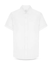 Holiday Slim Fit Short Sleeve Linen Shirt