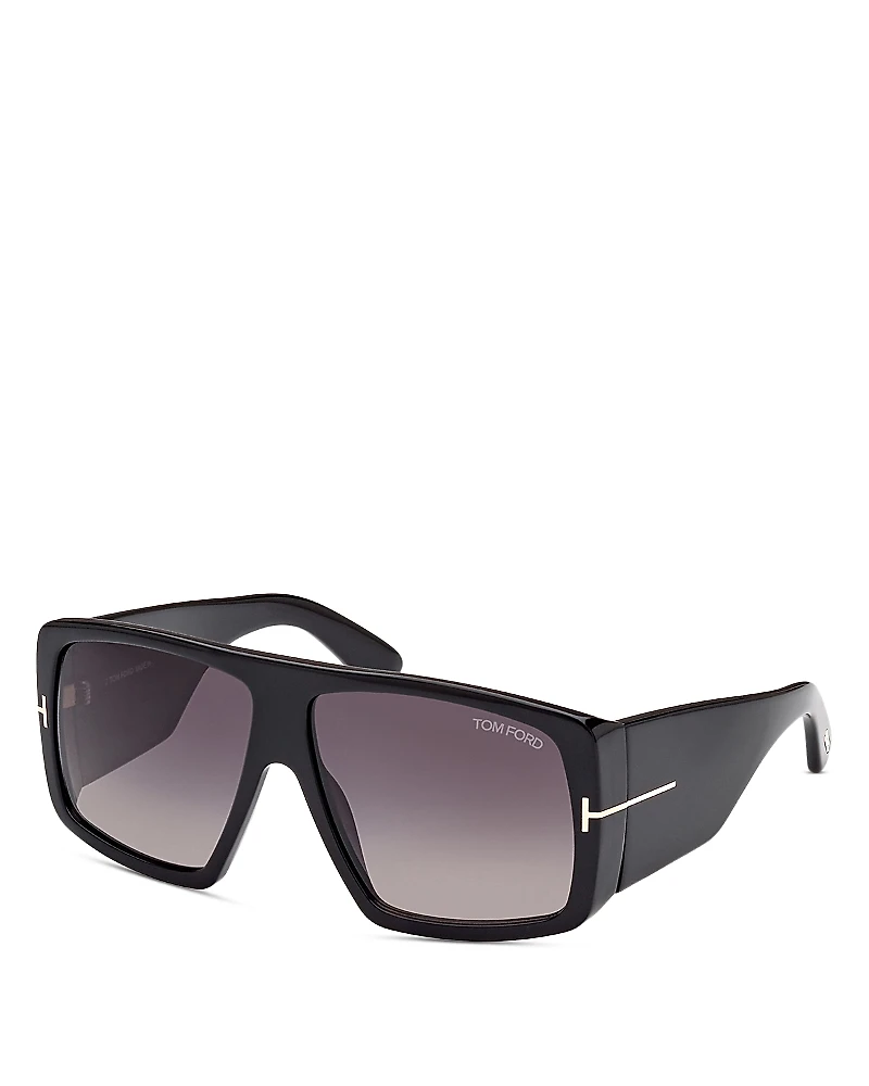 Tom Ford Raven Square Sunglasses, 60mm