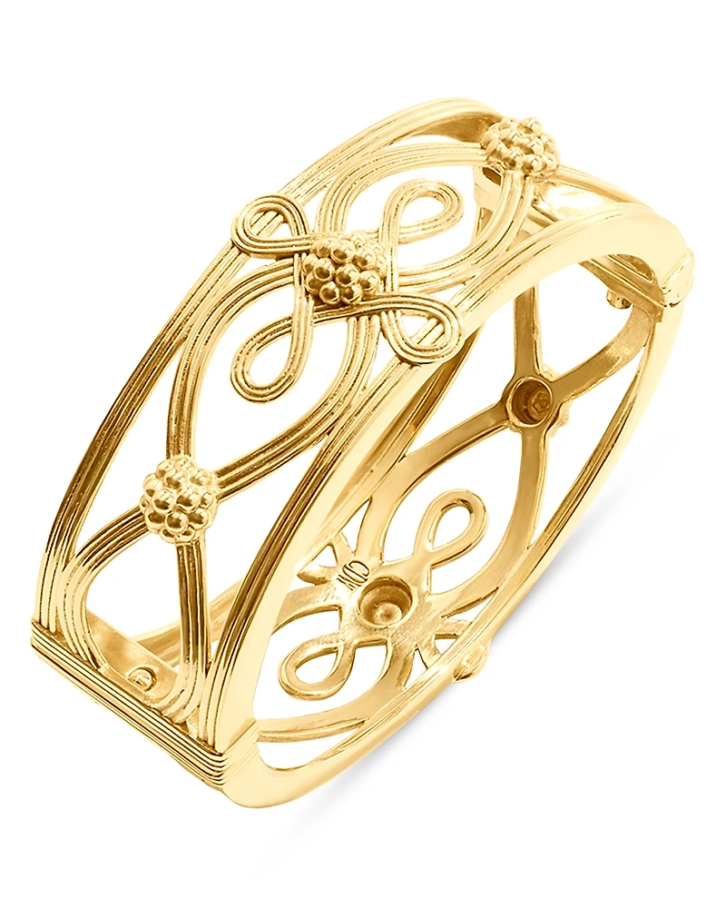 Capucine De Wulf Monique Hinged Bangle Bracelet