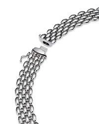 14K Yellow Gold & 14K White Gold Diamond Panther Collar Necklace, 18"