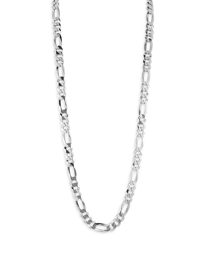 Milanesi And Co Sterling Silver Figaro Chain Necklace 11mm