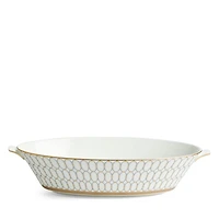 Renaissance Grey Open Oval Vegetable Dish